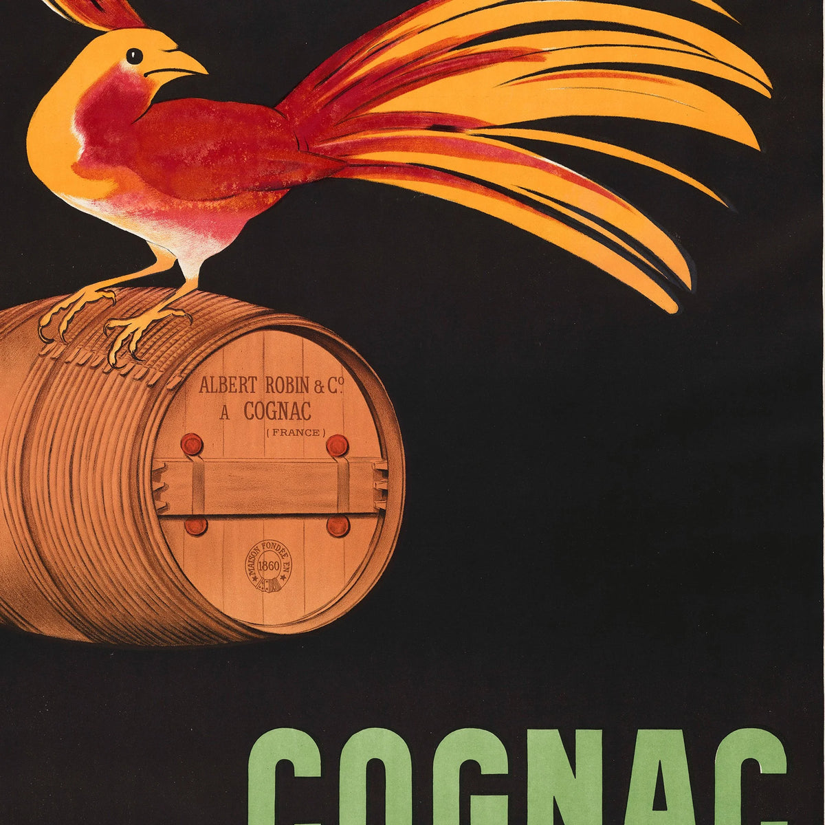 Cognac Albert Robin 1908 - Leonetto Cappiello – billede 4