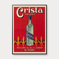 Crista - Historisk spiritusreklame fra Seraing – billede 1