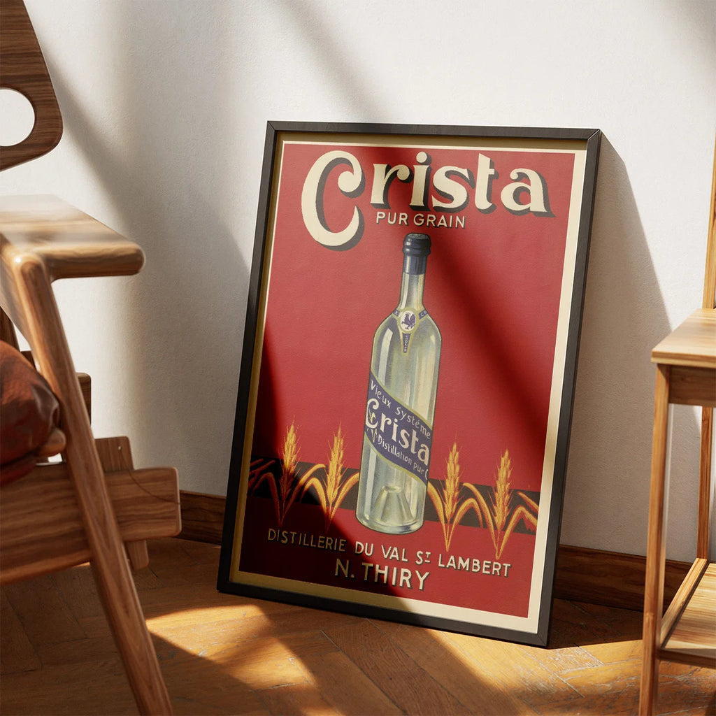 Crista - Historisk spiritusreklame fra Seraing – billede 3