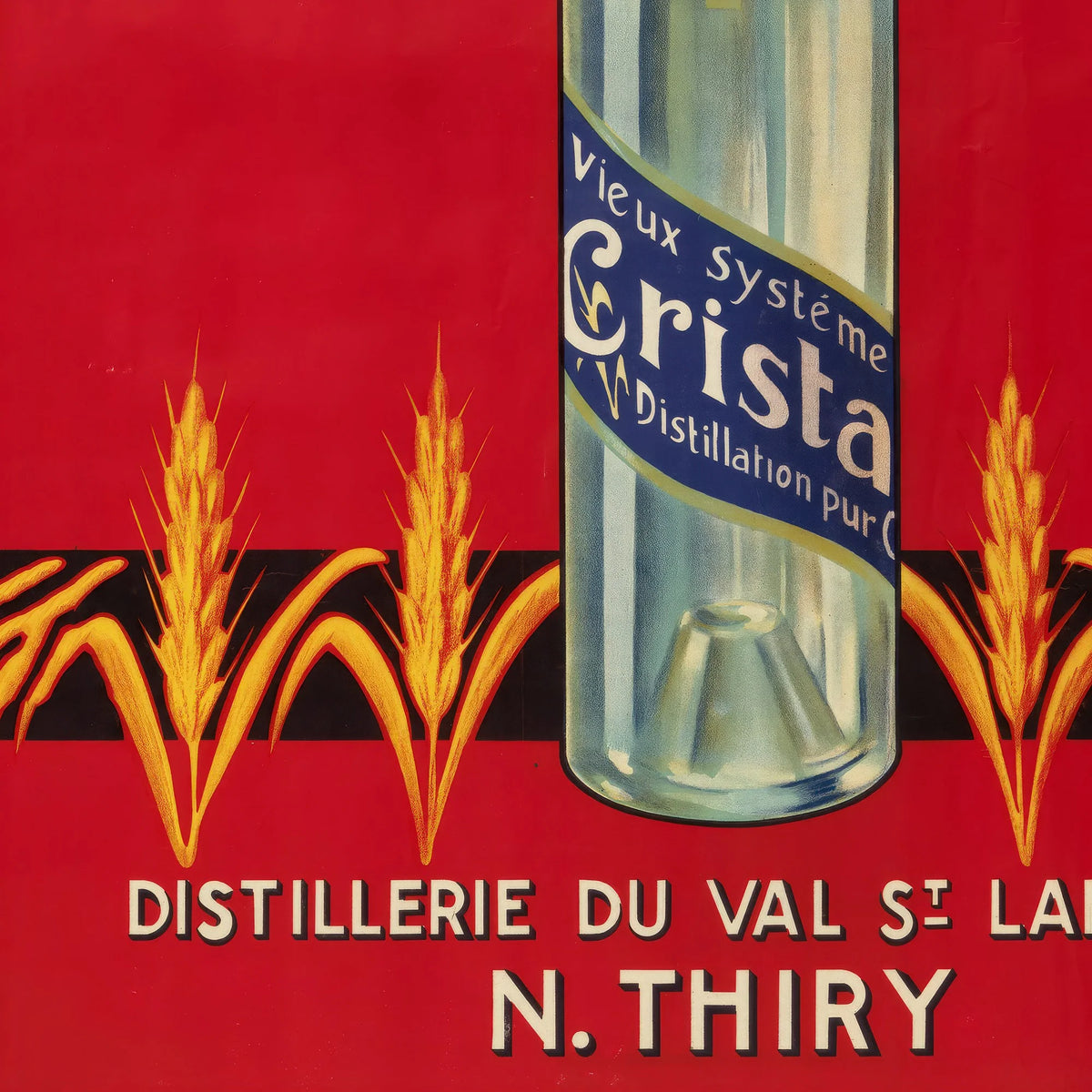 Crista - Historisk spiritusreklame fra Seraing – billede 4