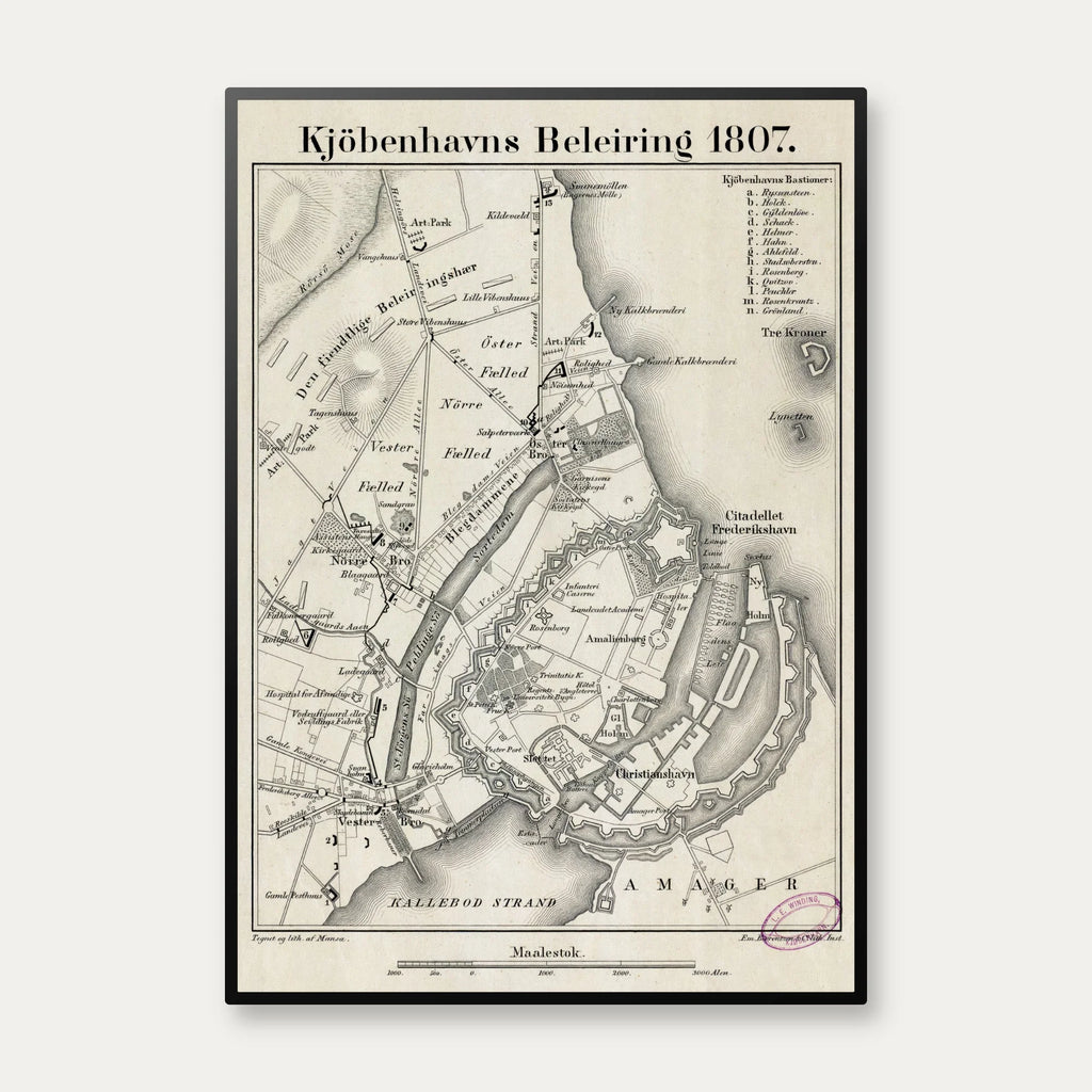 Københavns Belejring 1807 - J. H. Mansa – billede 1