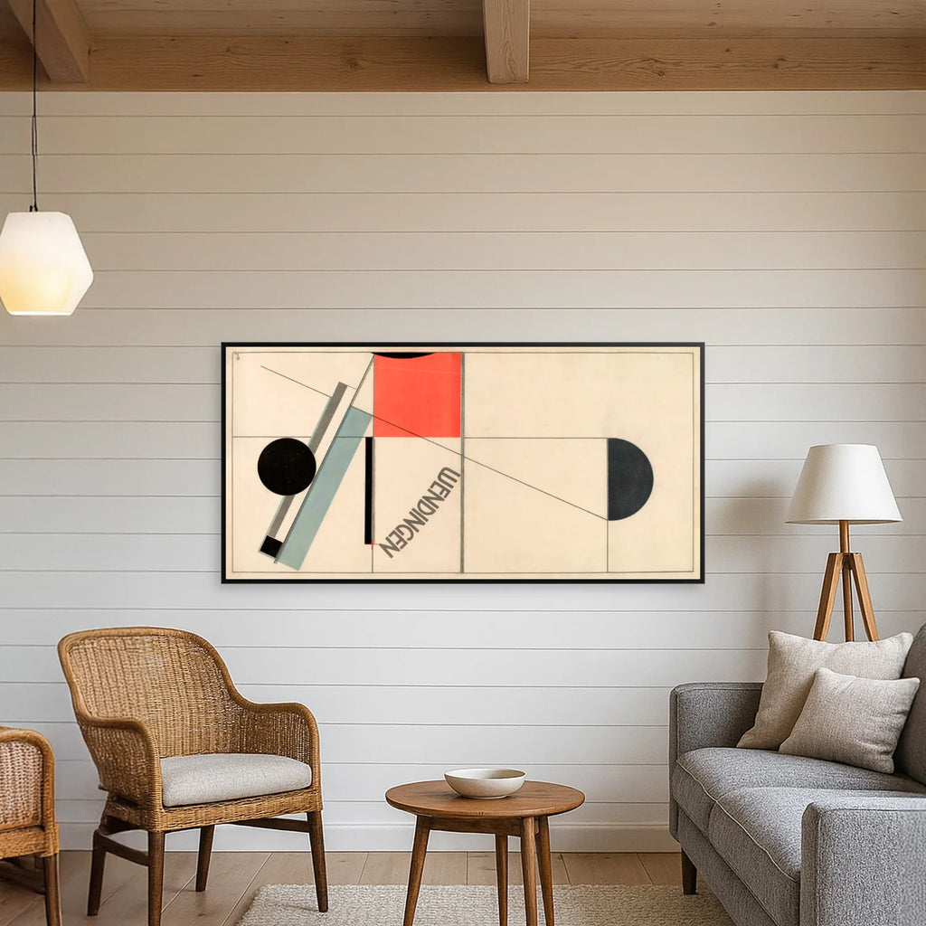 Wendingen 1921 - El Lissitzky - 80×40 cm – billede 3