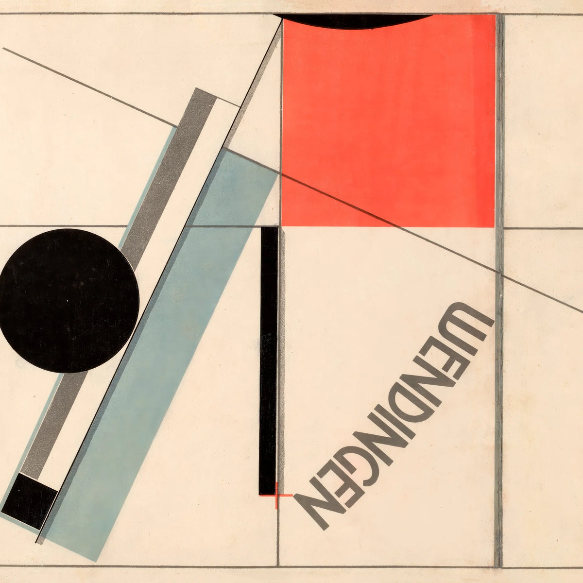 Wendingen 1921 - El Lissitzky - 80×40 cm – billede 4