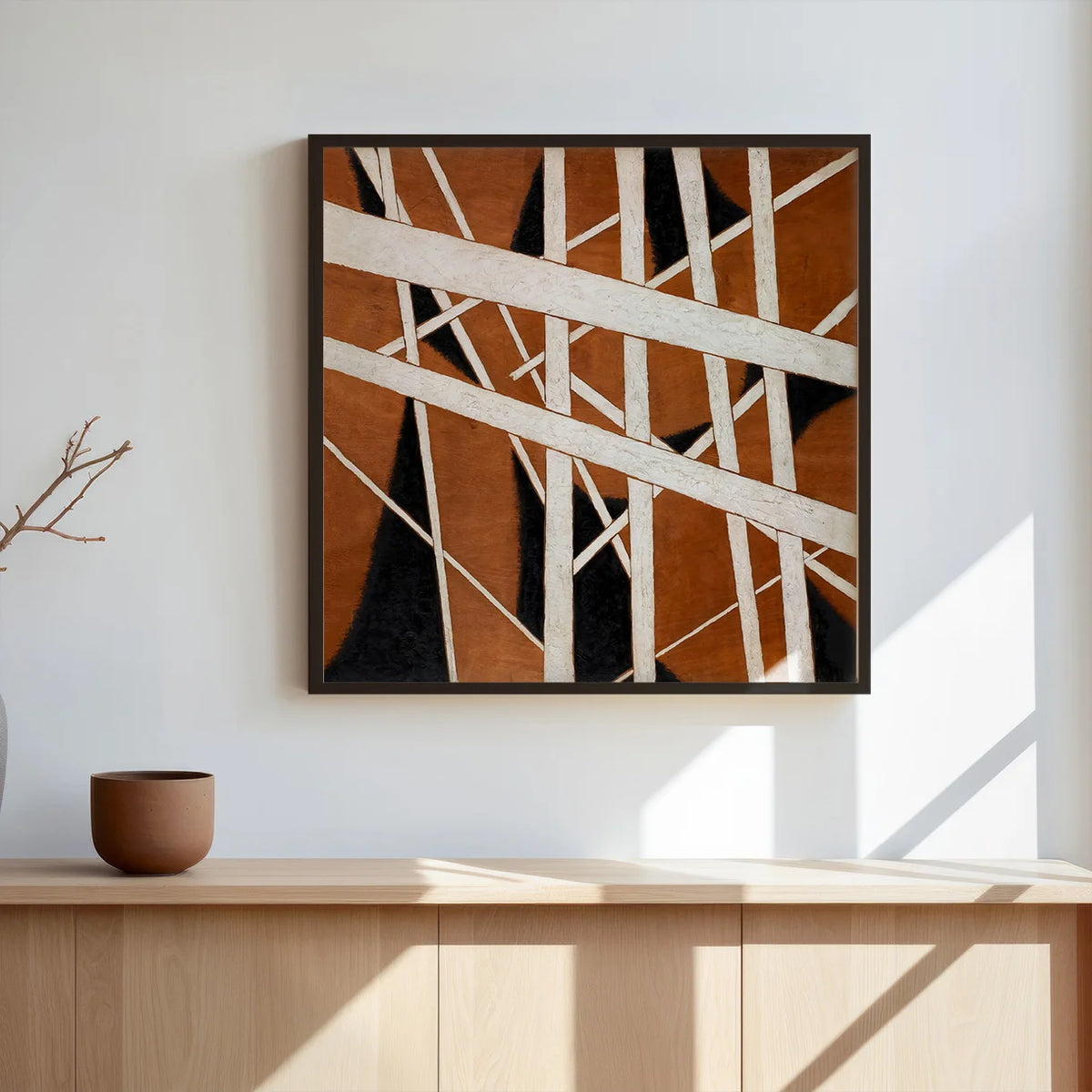 Spatial Force Construction 1921 - Ljubov Popova - 50×50 cm – billede 3