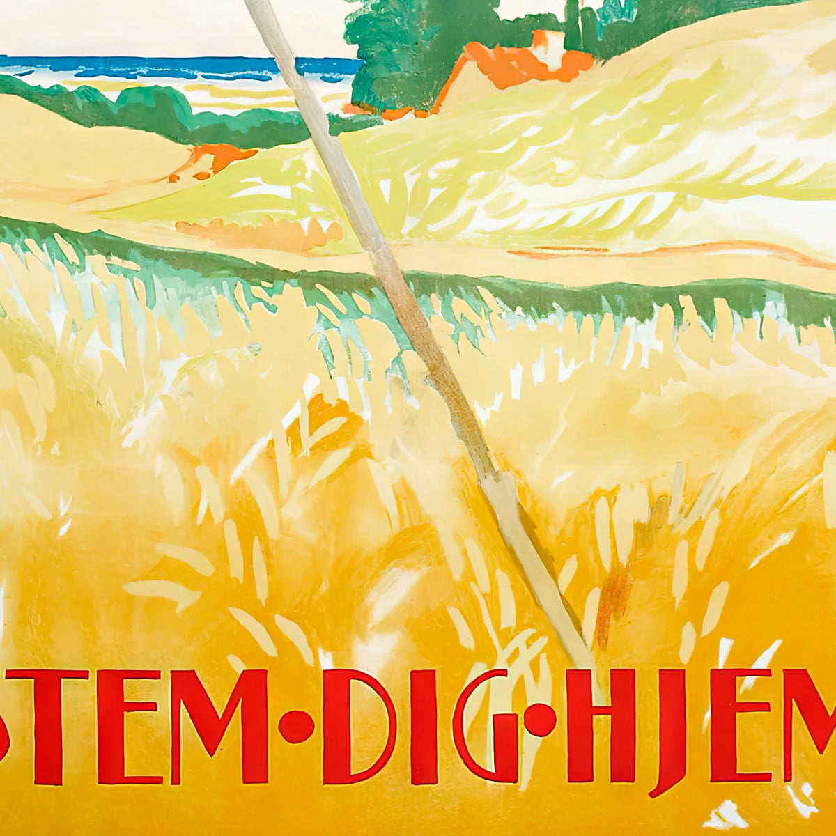 Stem dig hjem 1920 - Thor Bøgelunds genforeningsplakat - 35×50 cm – billede 4