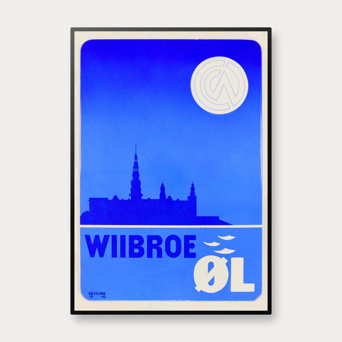 Wiibroe Øl 1946 - Thor Bøgelund med Kronborg – billede 1