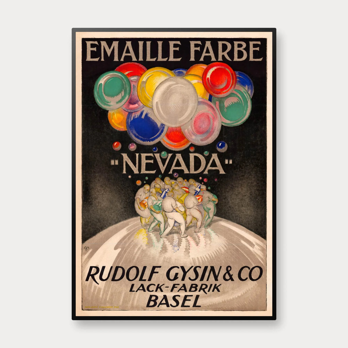 Nevada 1918 - Reklameplakat af Burkhard Mangold – billede 1