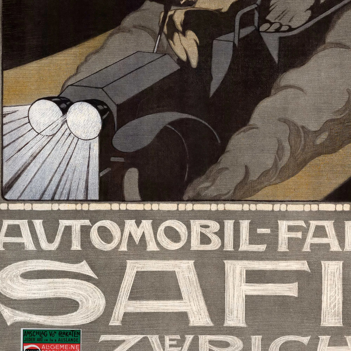 Safir Zürich 1907 - Historisk bilreklame – billede 4