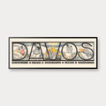 Davos 1917 - Vintersport af Burkhard Mangold - 70×25 cm – billede 1