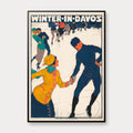 Winter in Davos 1914 - Burkhard Mangold – billede 1