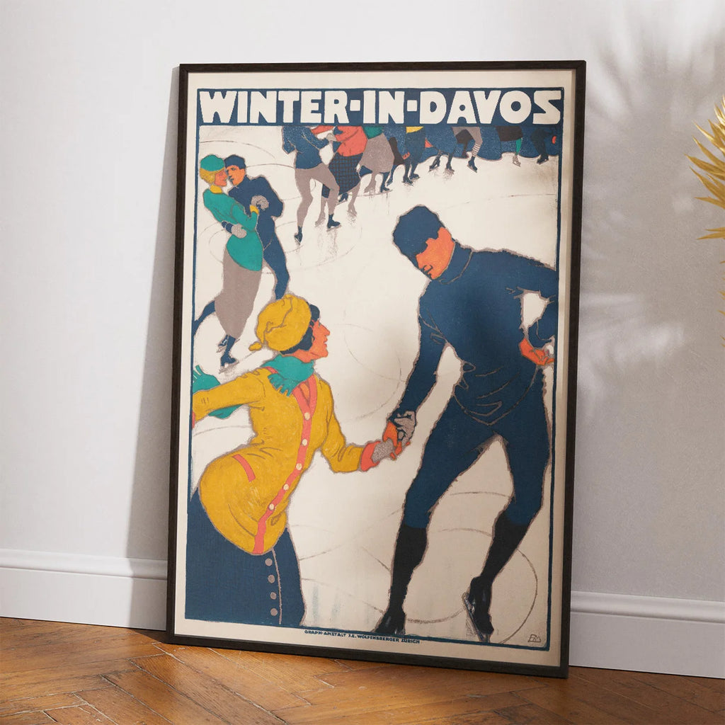 Winter in Davos 1914 - Burkhard Mangold – billede 2