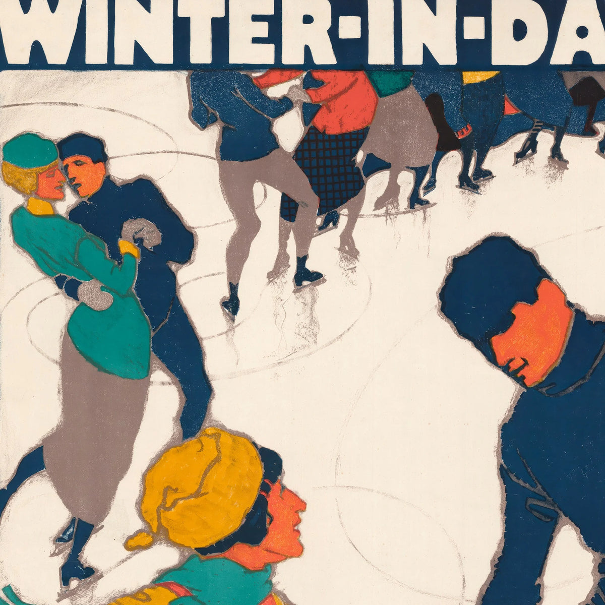 Winter in Davos 1914 - Burkhard Mangold – billede 4