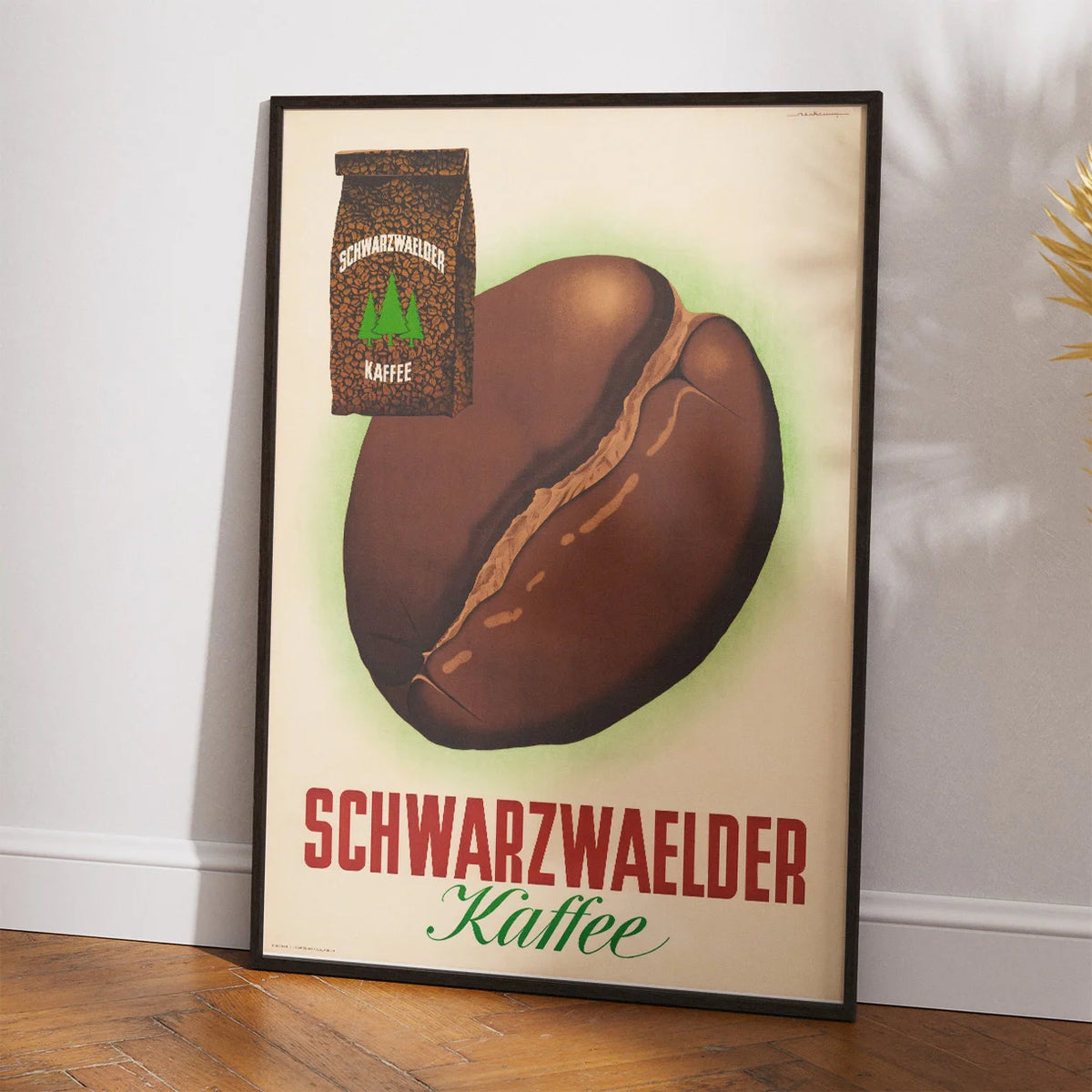 Schwarzwälder Kaffee 1948 - Historisk kaffereklame – billede 2