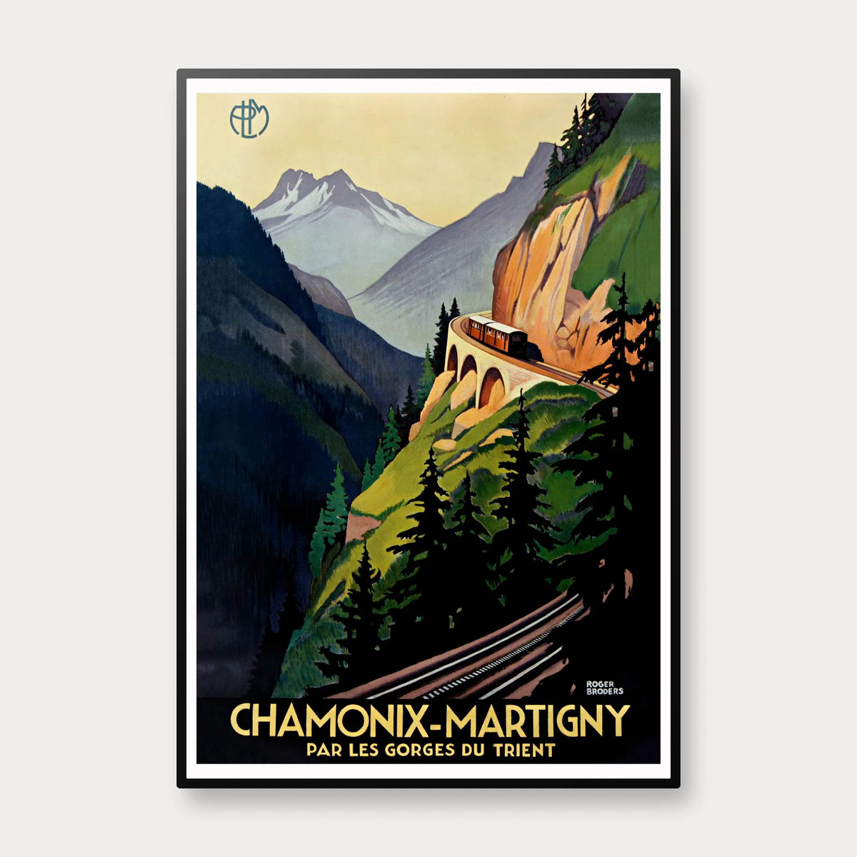 Chamonix–Martigny 1930 - Roger Broders – billede 1