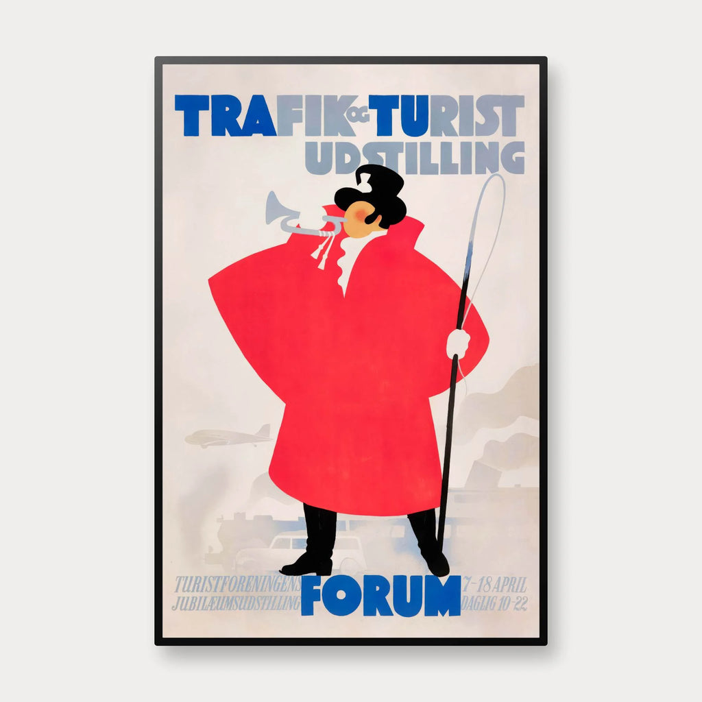 Trafik- og turistudstillingen 1938 - Forum, København - 40×50 cm – billede 1