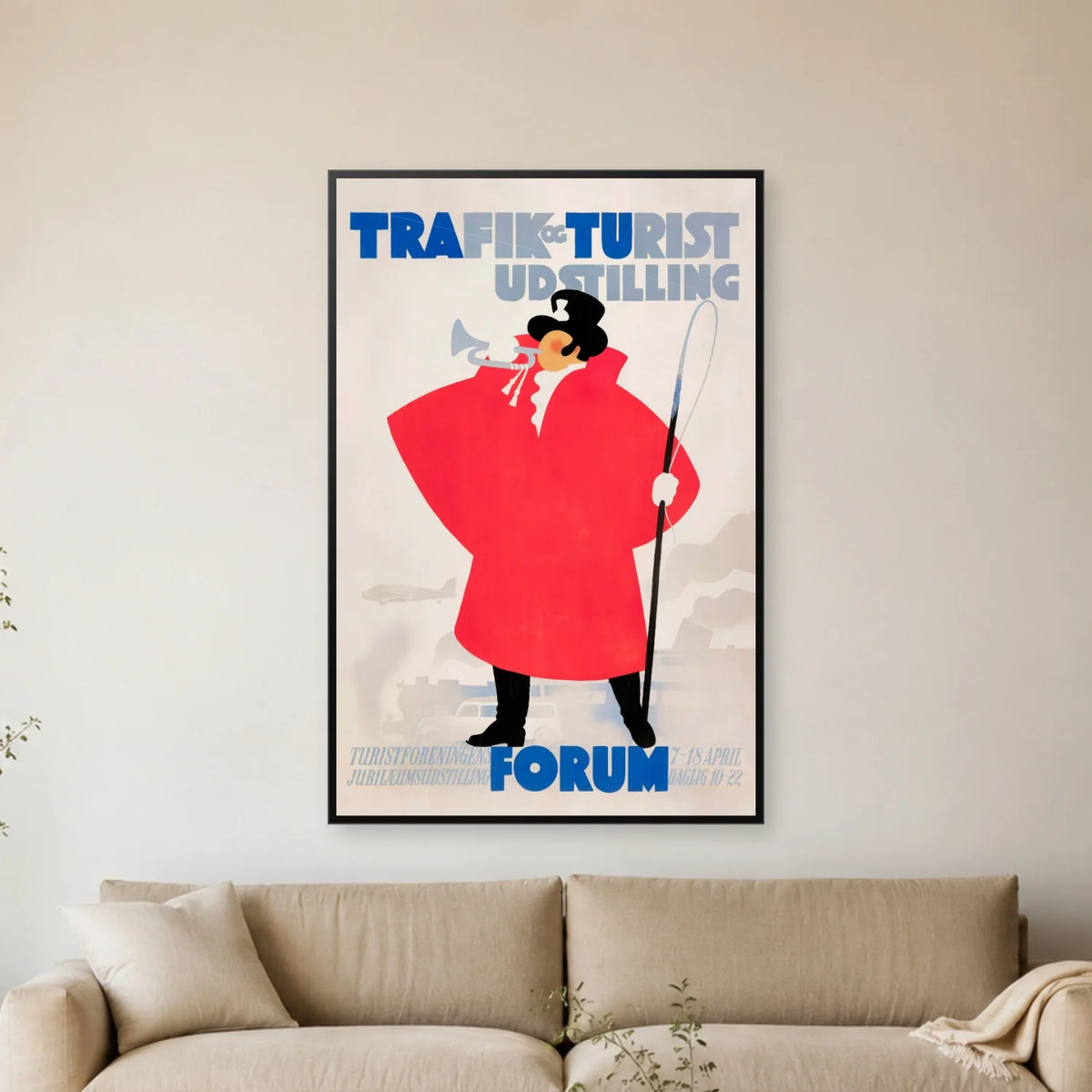 Trafik- og turistudstillingen 1938 - Forum, København - 40×50 cm – billede 3