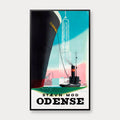 Stævn mod Odense 1943 - Aage Rasmussen - 30×50 cm – billede 1