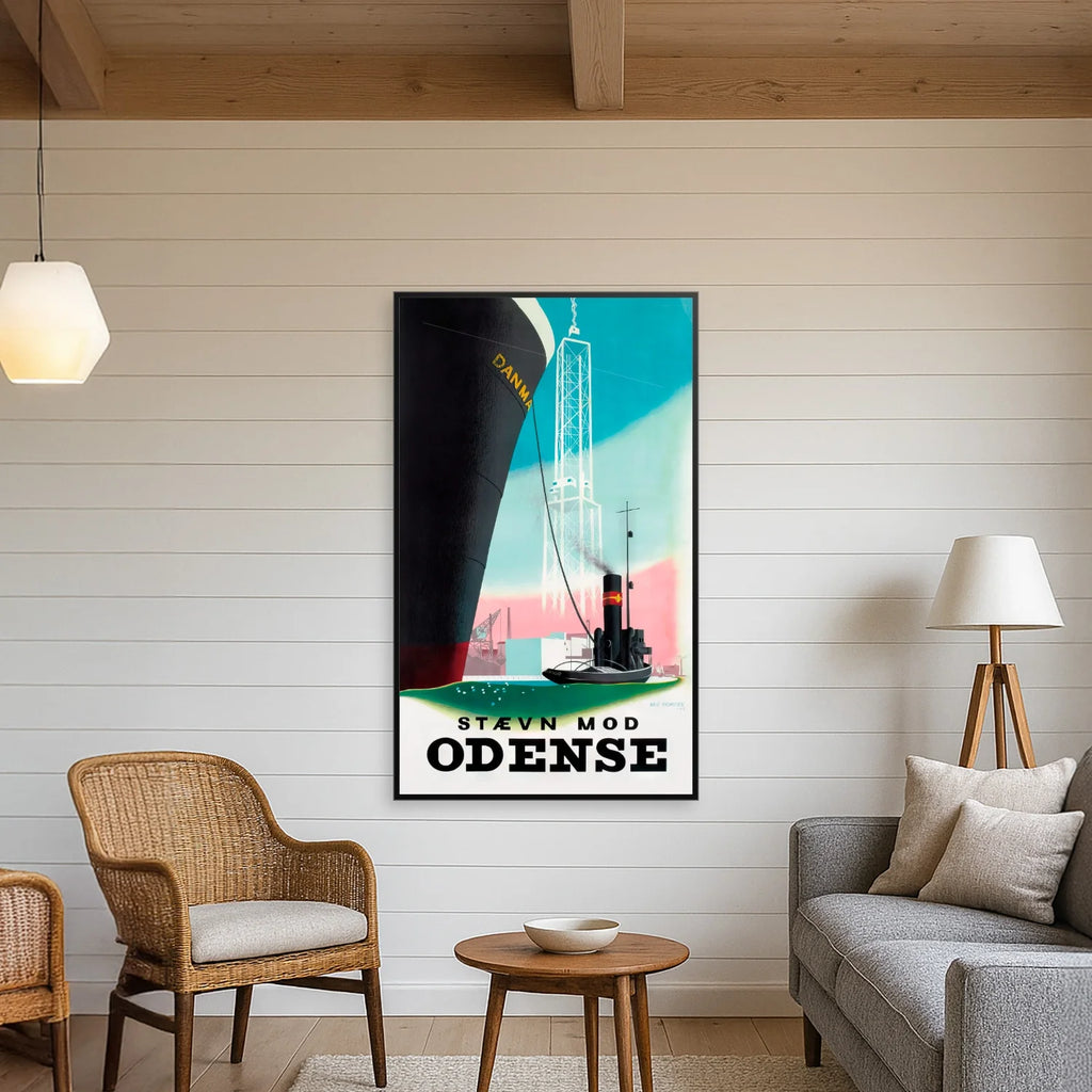 Stævn mod Odense 1943 - Aage Rasmussen - 30×50 cm – billede 3