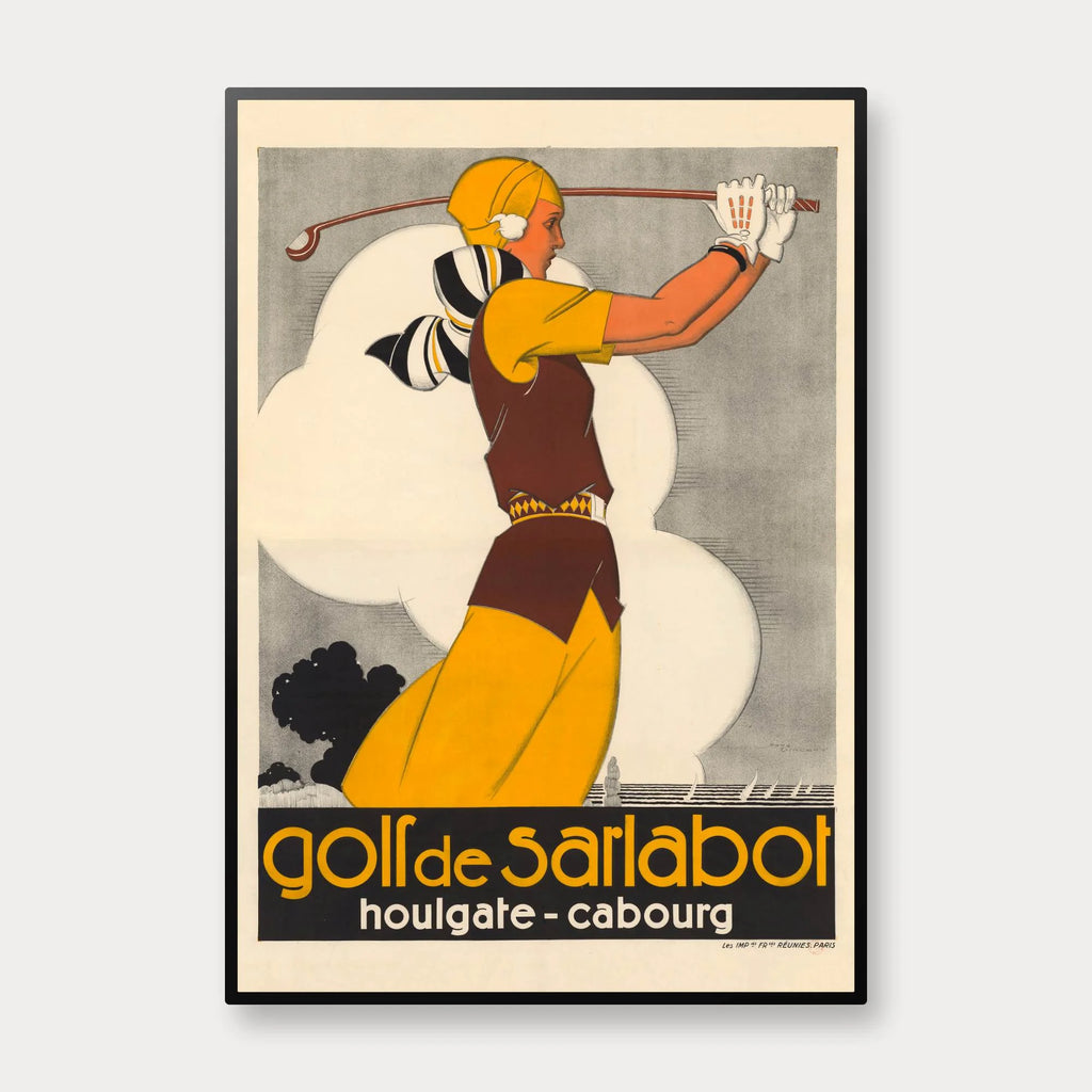 Golf ved Houlgate og Cabourg 1930 - René Vincent – billede 1