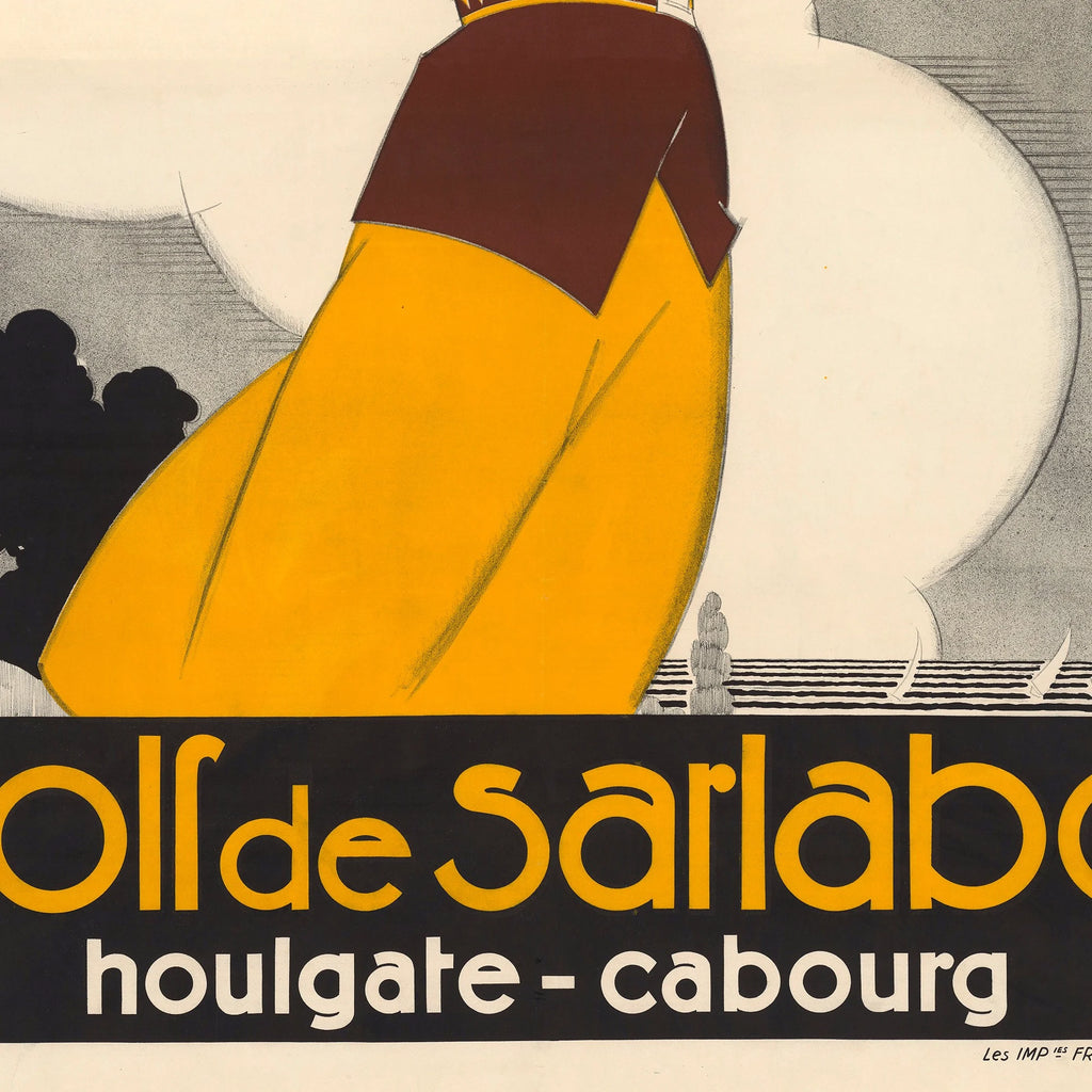 Golf ved Houlgate og Cabourg 1930 - René Vincent – billede 4