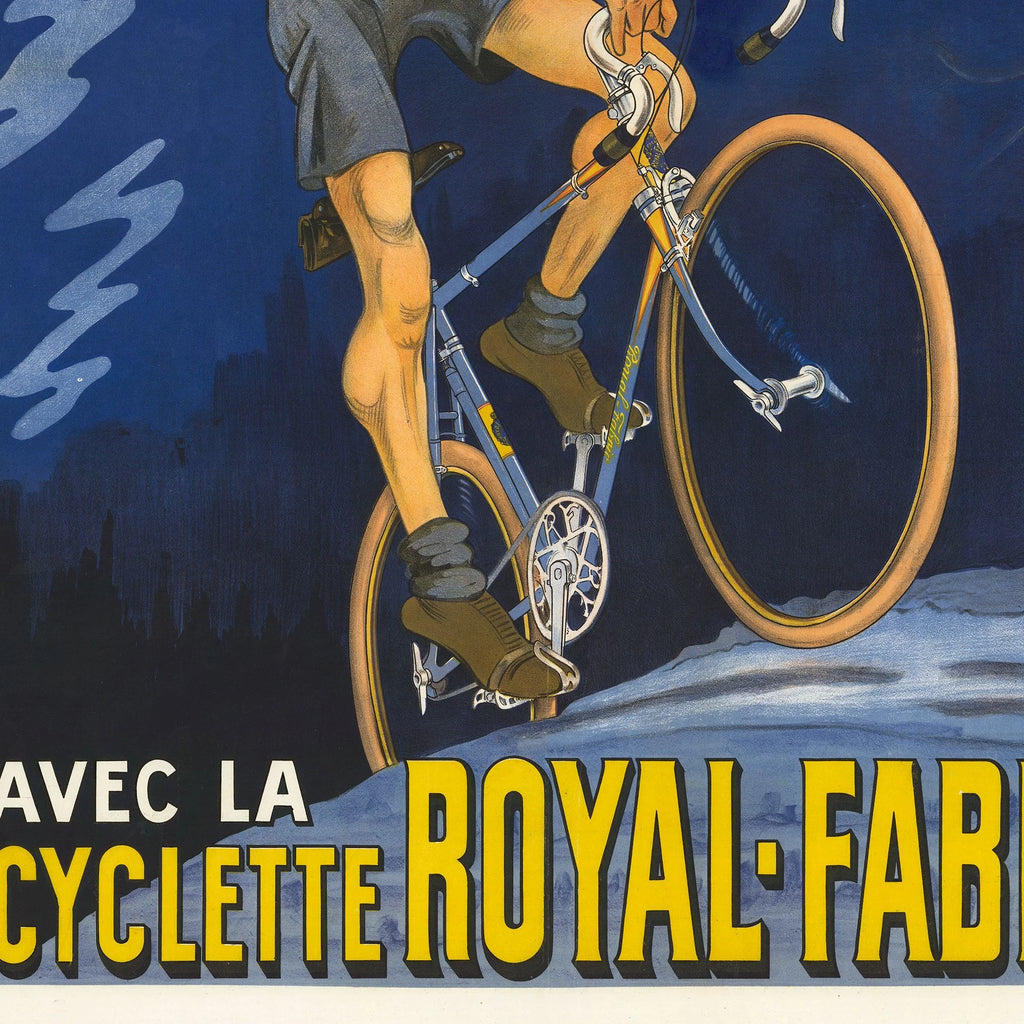 Royal-Fabric 1922 - Cykelreklame af Mich – billede 4