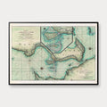 Øresund 1693 - Fransk søkort med Sjælland og Skåne – billede 1