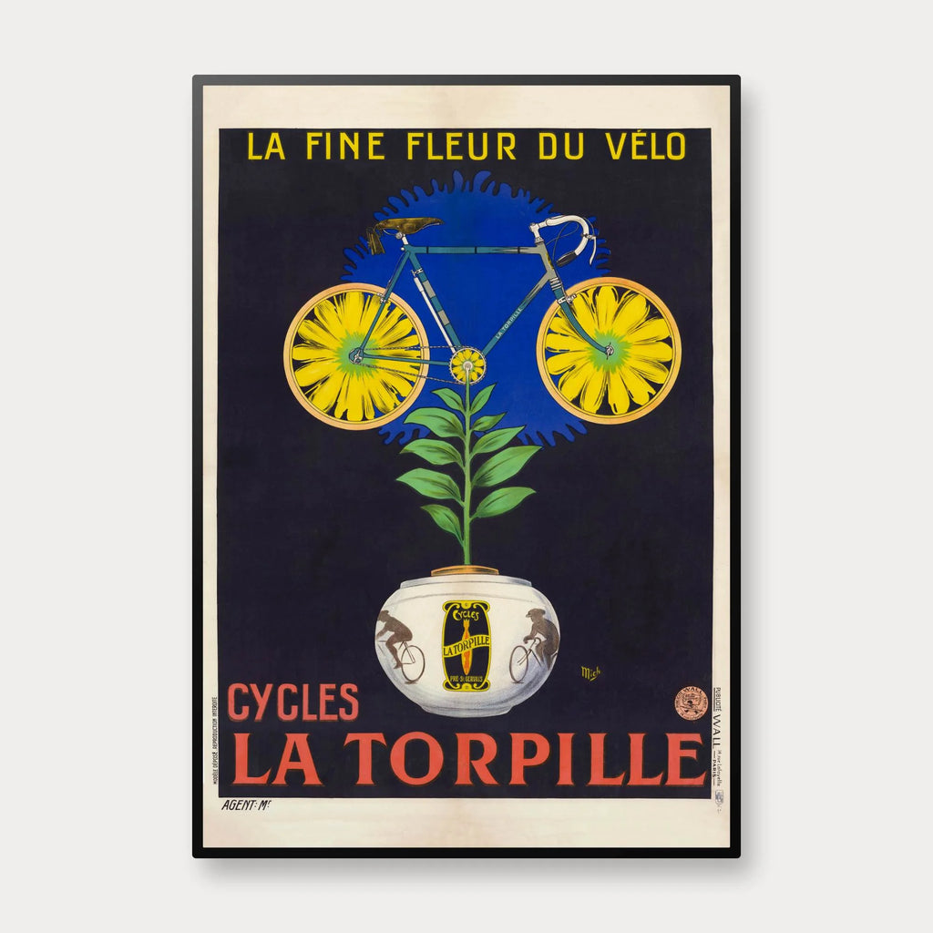 La Torpille 1923 - Cykelreklame af Mich – billede 1