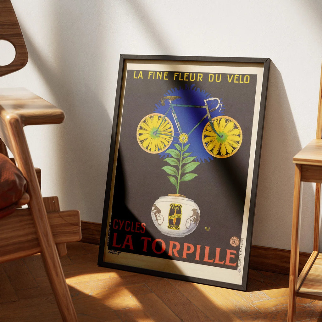 La Torpille 1923 - Cykelreklame af Mich – billede 3