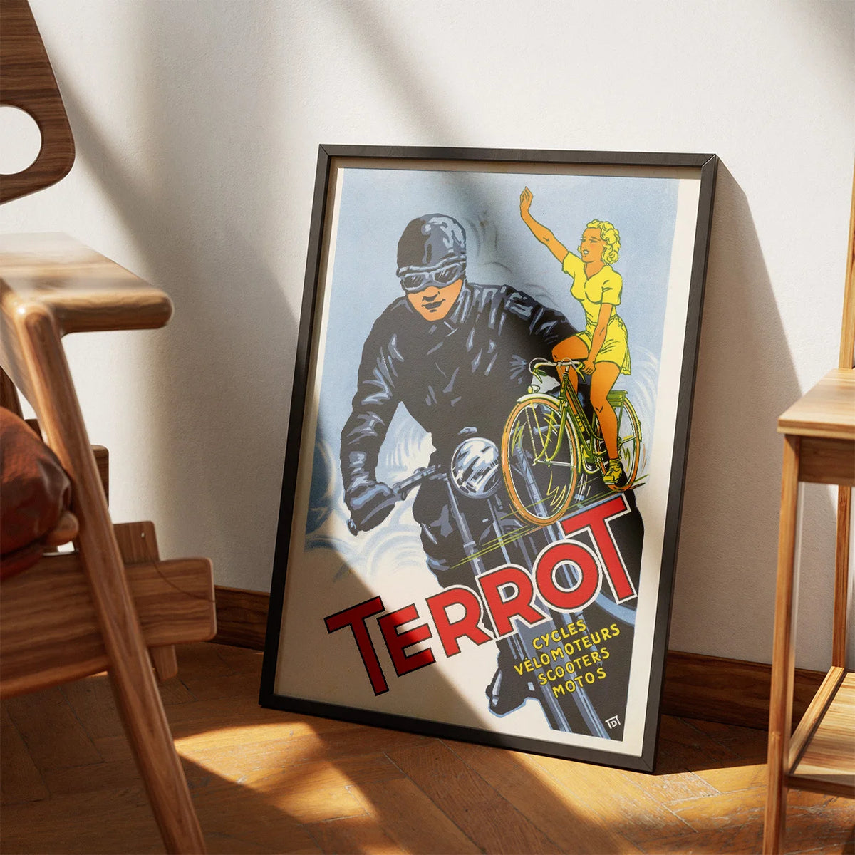 Terrot 1955 - Fransk reklame for cykler og motorcykler – billede 3