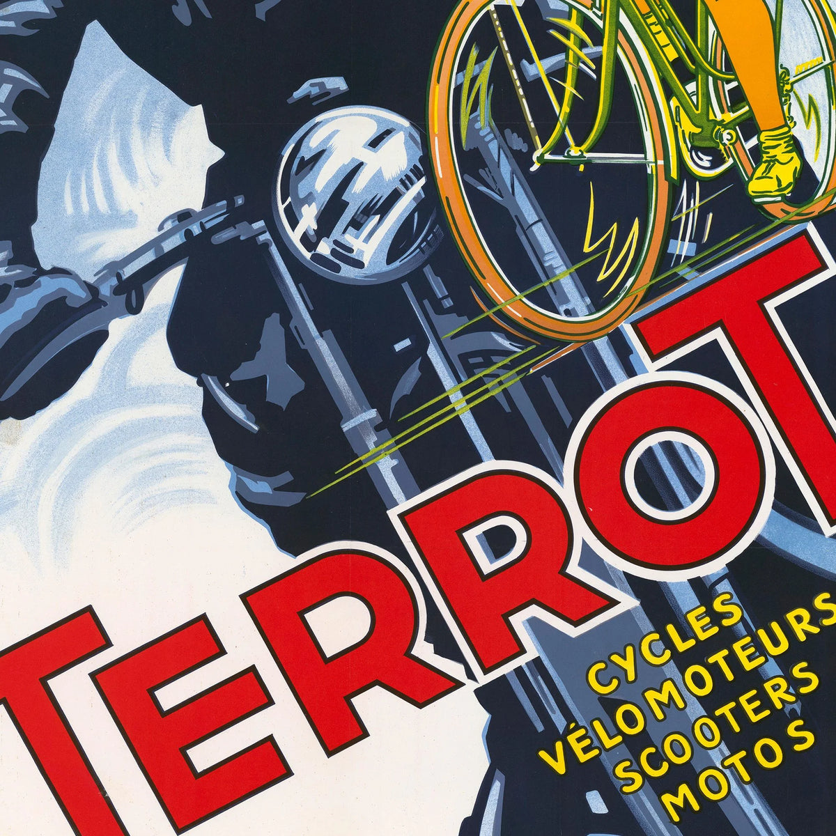 Terrot 1955 - Fransk reklame for cykler og motorcykler – billede 4