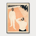 Fægtning 1910 - Historisk sportsplakat af Hermann-Paul - 60×80 cm – billede 1