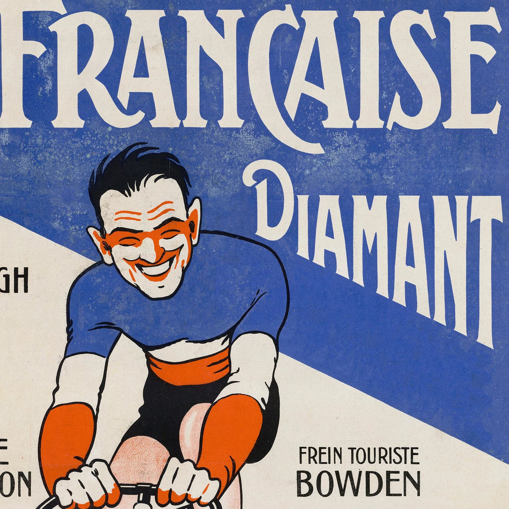 La Française Diamant 1910 - Historisk cykelreklame af Mich – billede 4