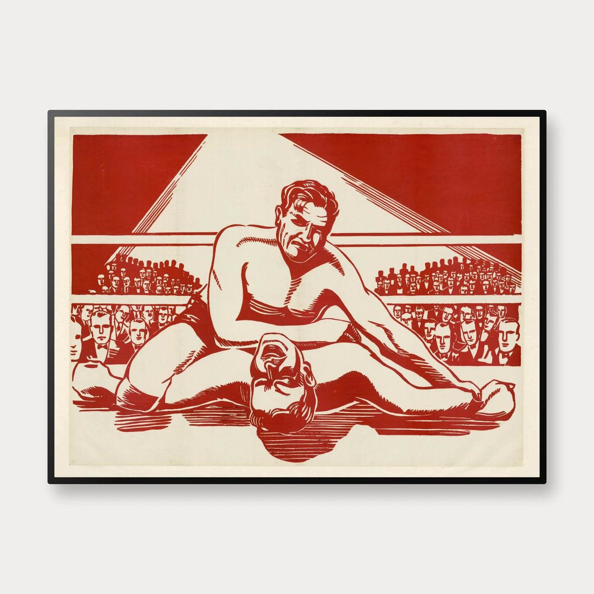 Brydekamp 1932 - Historisk sportsplakat - 100×75 cm – billede 1