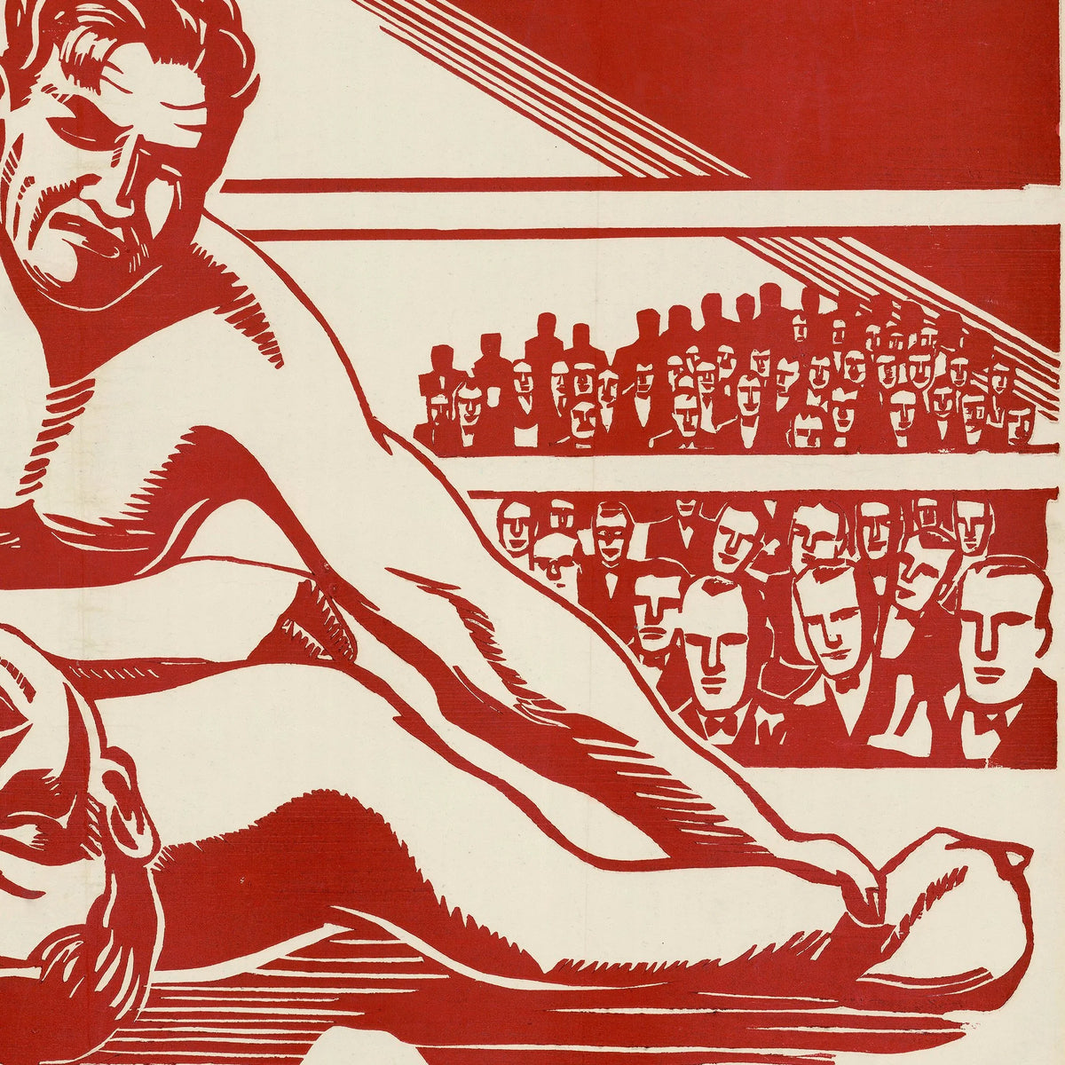 Brydekamp 1932 - Historisk sportsplakat - 100×75 cm – billede 4