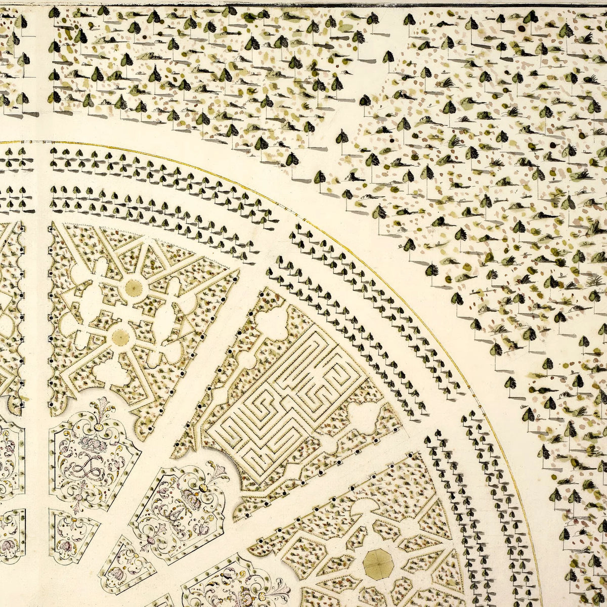 Fredensborg Slotshave 1720 - Plakat – billede 4
