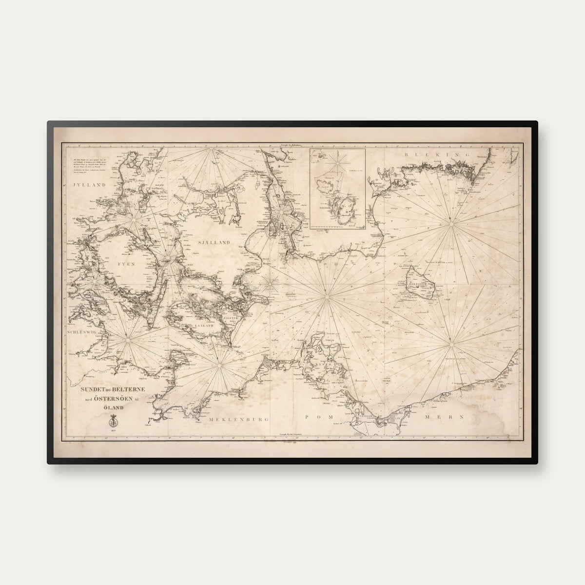 Sundet og Bælterne 1837 - Østersøen til Øland – billede 1