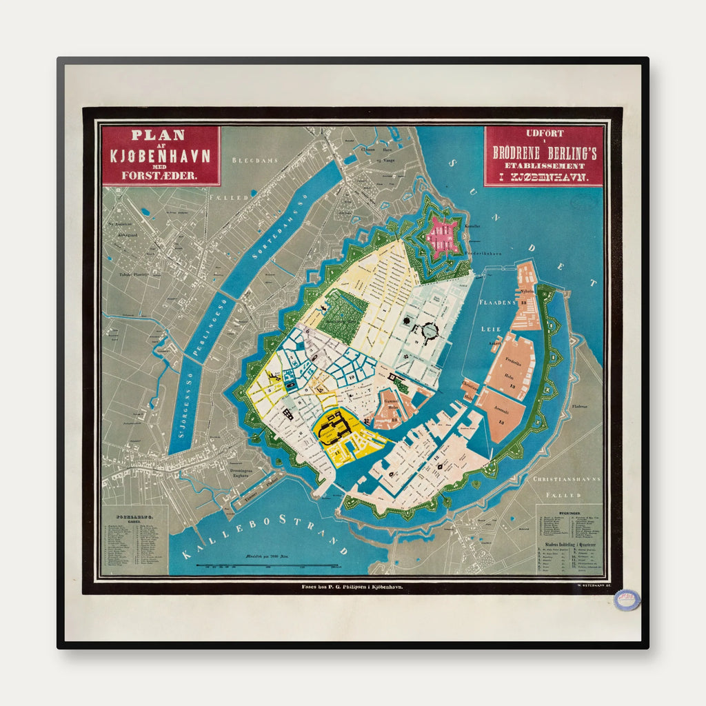 Kjøbenhavn med Forstæder 1838 – billede 1