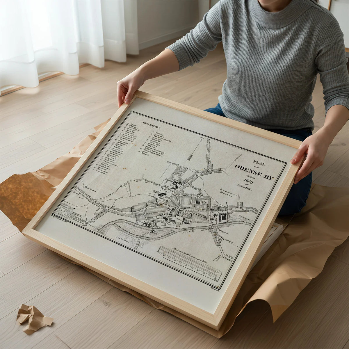 Odense By 1839 - Bykort – billede 2