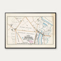 Østerbro 1841 - Forstads- og bykort – billede 1