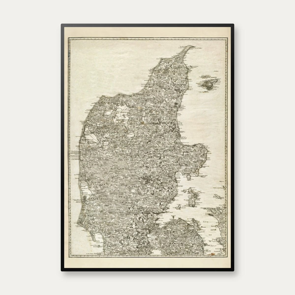 Jylland og Slesvig 1820 - Videnskabernes Selskab – billede 1