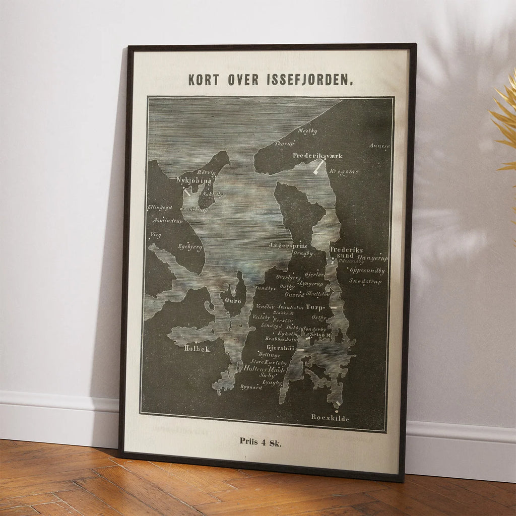 Kort over Issefjorden 1858 – billede 2