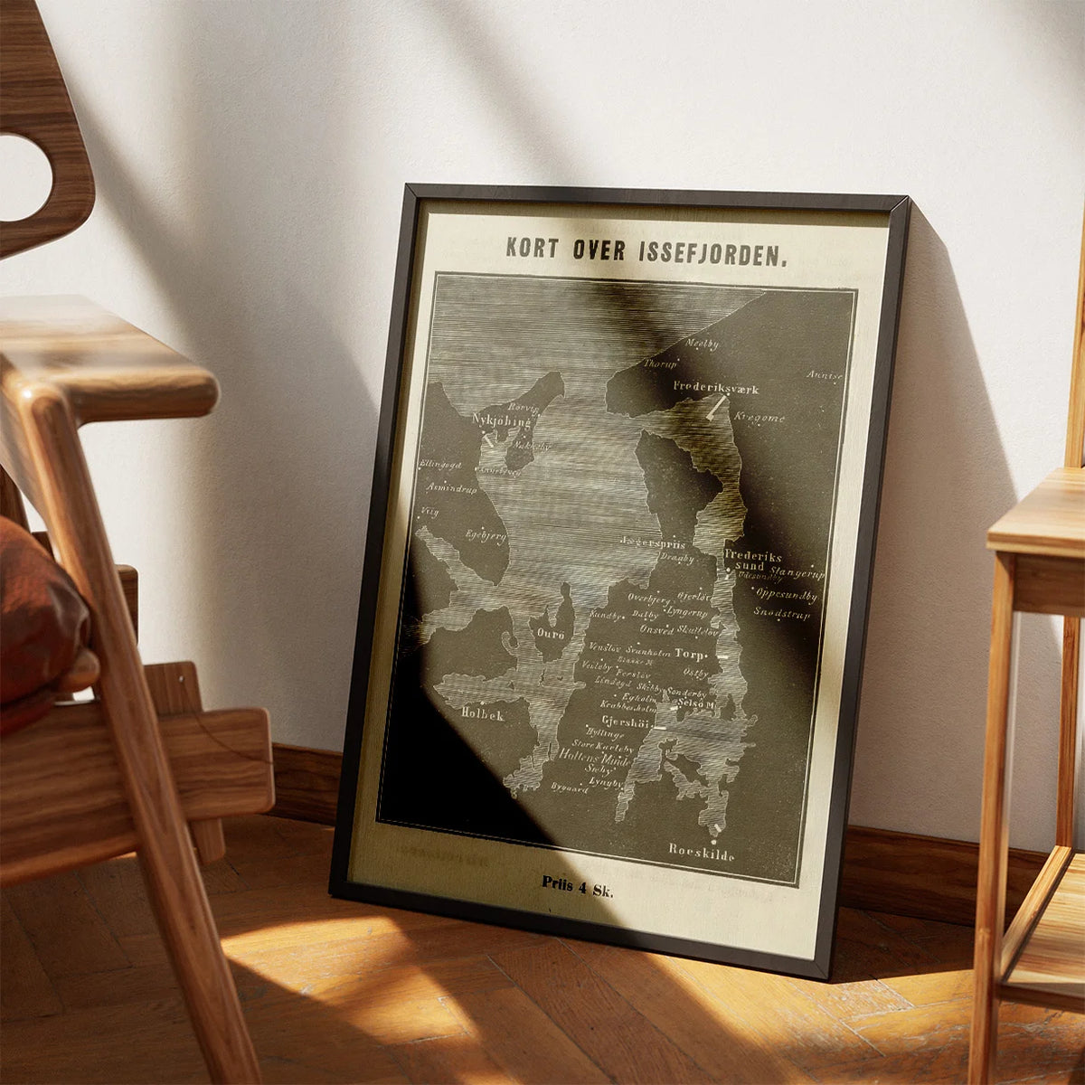 Kort over Issefjorden 1858 – billede 3