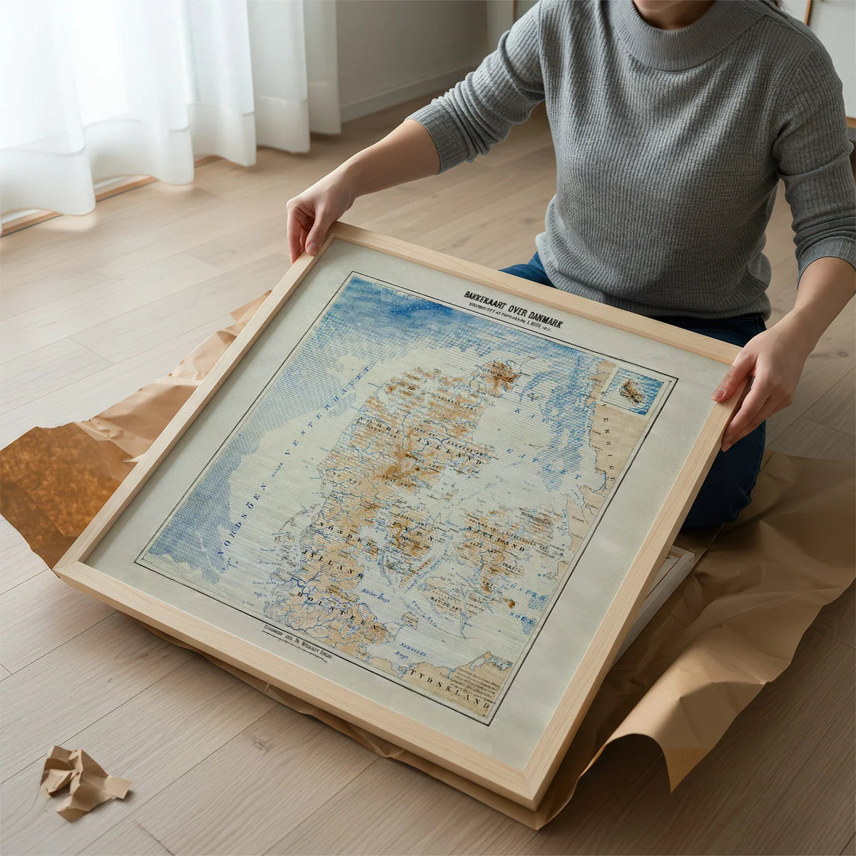 Bakkekort over Danmark 1872 - L. Both – billede 2