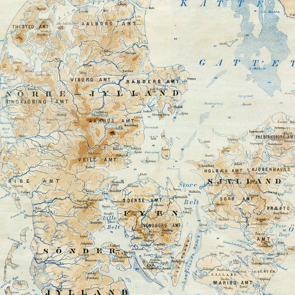 Bakkekort over Danmark 1872 - L. Both – billede 4