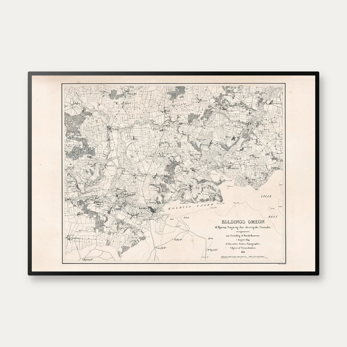 Kolding og Hjarup Sogn 1849 – billede 1