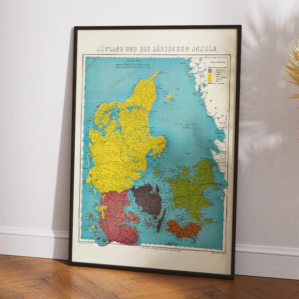 Jylland & De Danske Øer 1860 - R. A. Scholz – billede 2