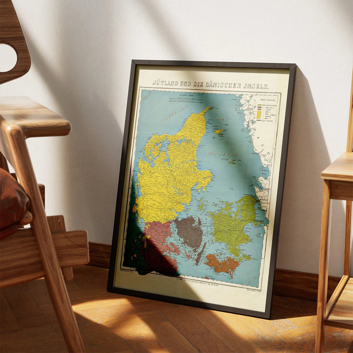 Jylland & De Danske Øer 1860 - R. A. Scholz – billede 3