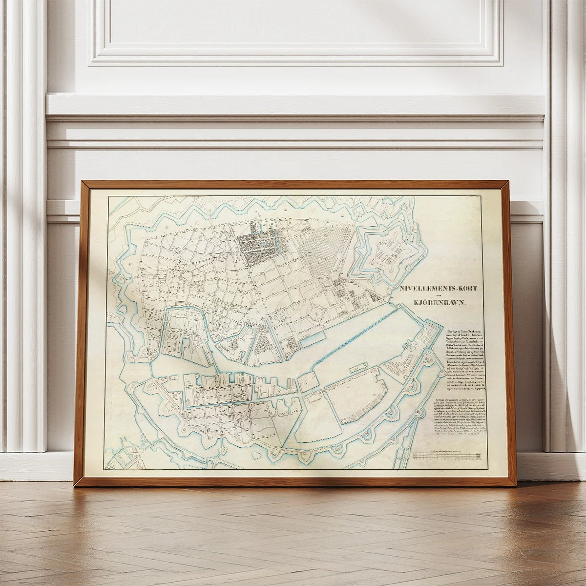 Nivellements-kort over København 1850 – billede 2