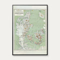 Skovkort over Danmark 1869 – billede 1