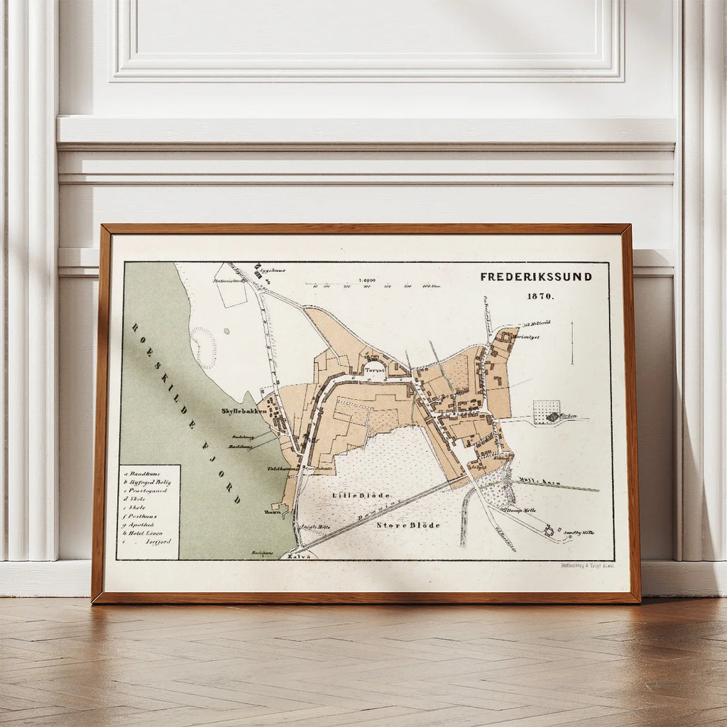 Frederikssund by 1870 - Trap bykort – billede 2